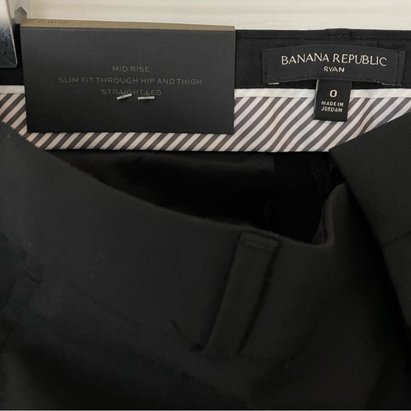 NWT Banana Republic Black Ryan Pants - Picture 4 of 5